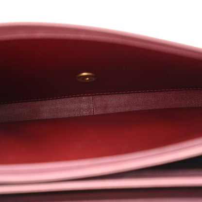Chanel Calfskin Quilted Straight Lined Flap Purple 5 of 18