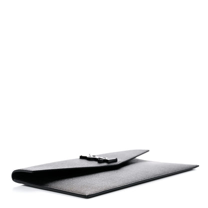 Saint Laurent Grain De Poudre Uptown Pouch Black 4 of 9