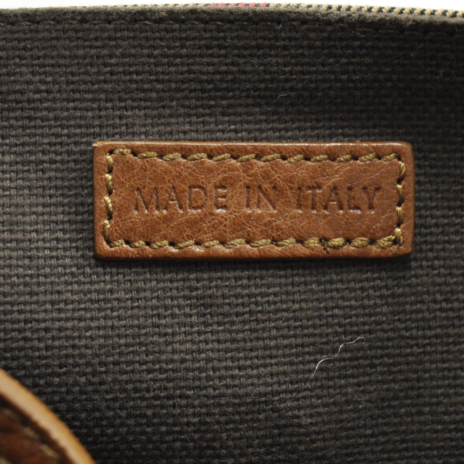 Burberry Canvas House Check Clutch 8 of 8