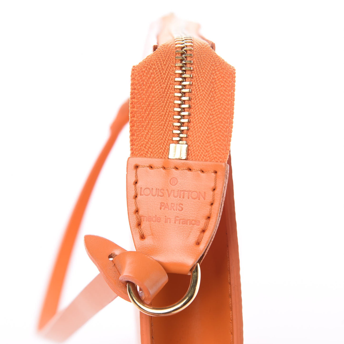 Epi Pochette Accessories 24 Mandarin