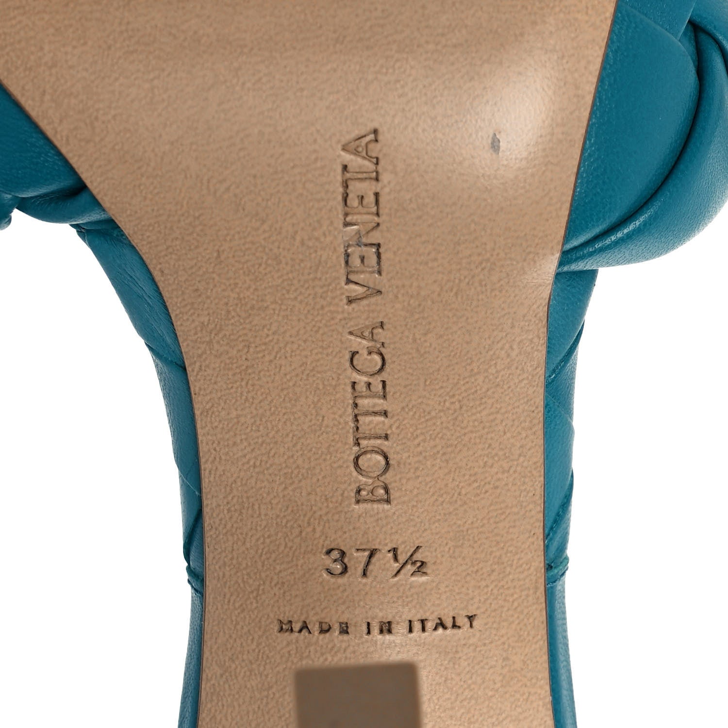 Bottega Veneta Nappa Maxi Intrecciato Lido 90mm Mule Sandals 37.5 Blaster 6 of 8