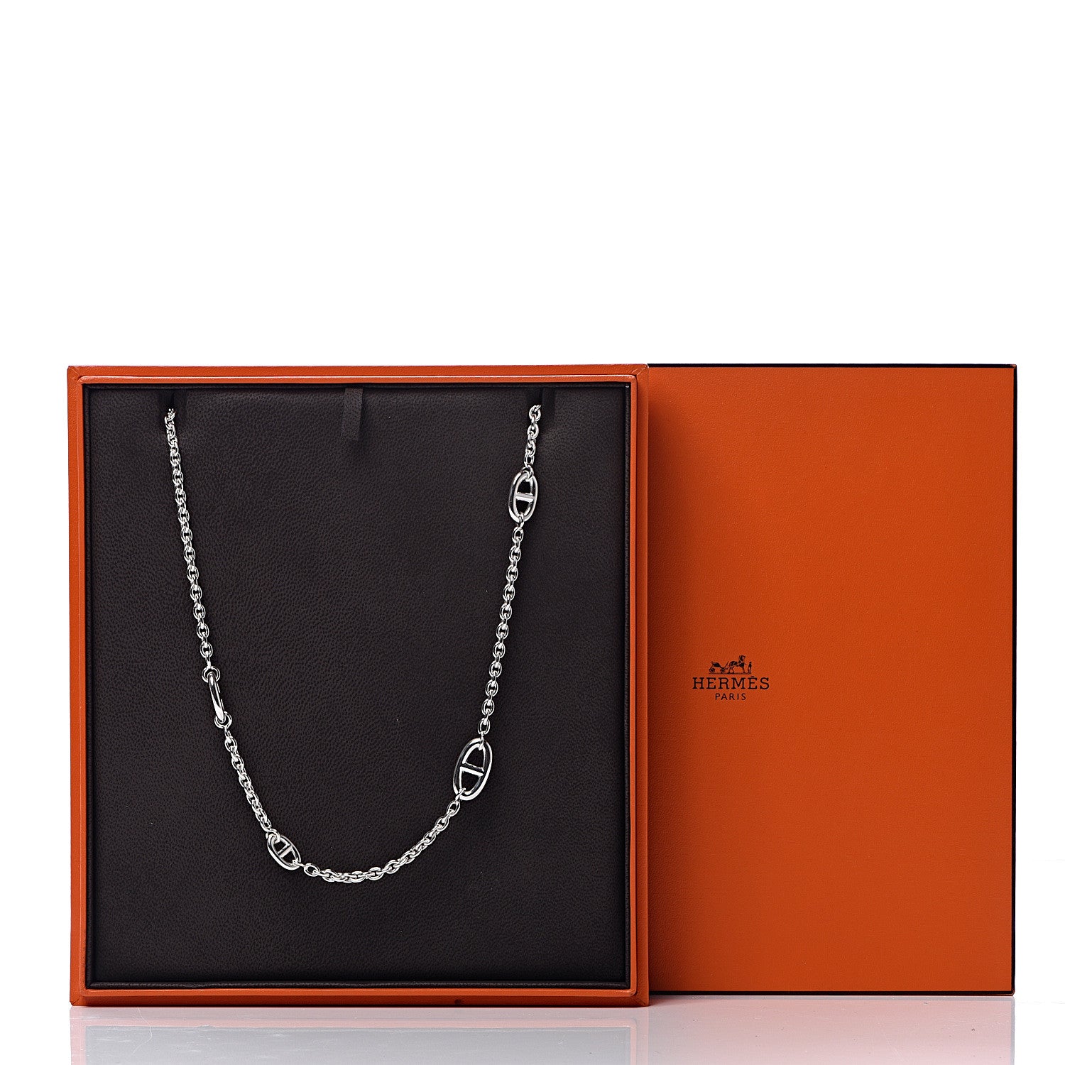 Hermes Sterling Silver Farandole Necklace 120 6 of 6