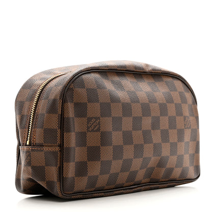 Louis Vuitton Damier Ebene Toiletry Bag 25 3 of 6