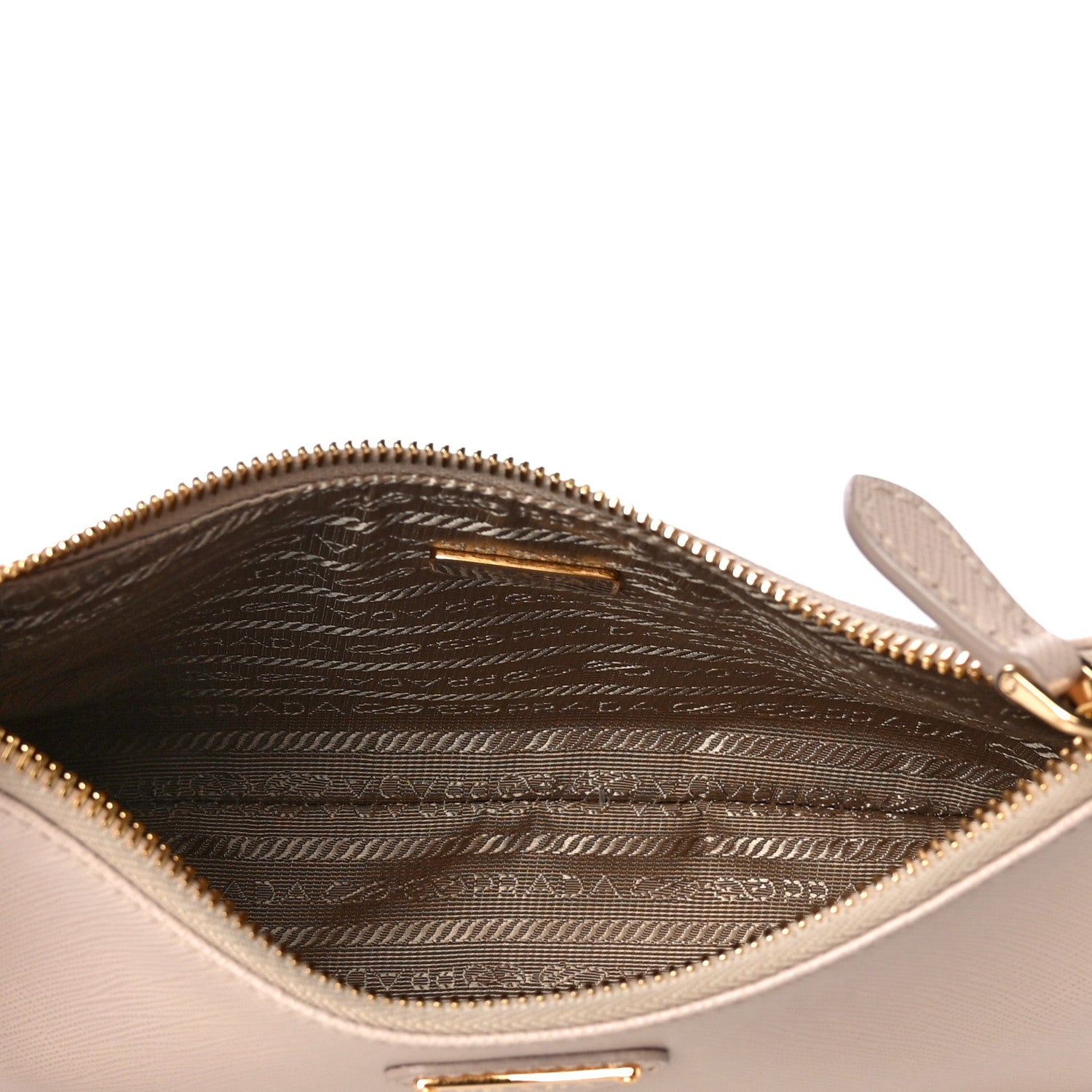 Prada Saffiano Re-Edition 2005 Shoulder Bag Cammeo Beige 6 of 7