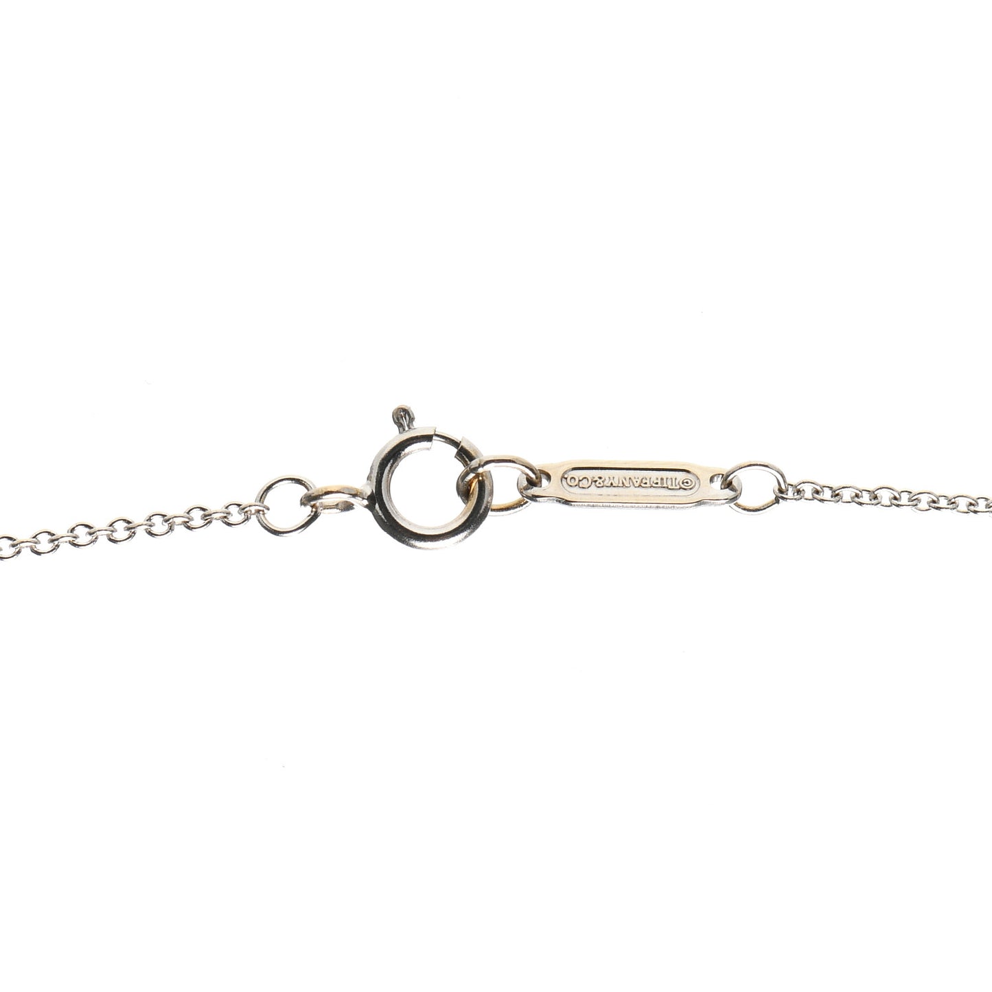 18K White Gold Diamond Floral Key Pendant Necklace