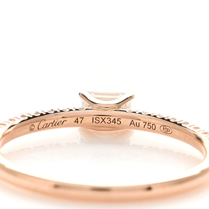 Cartier 18K Pink Gold Diamond Etincelle De Cartier Engagement Ring 47 4 4 of 4