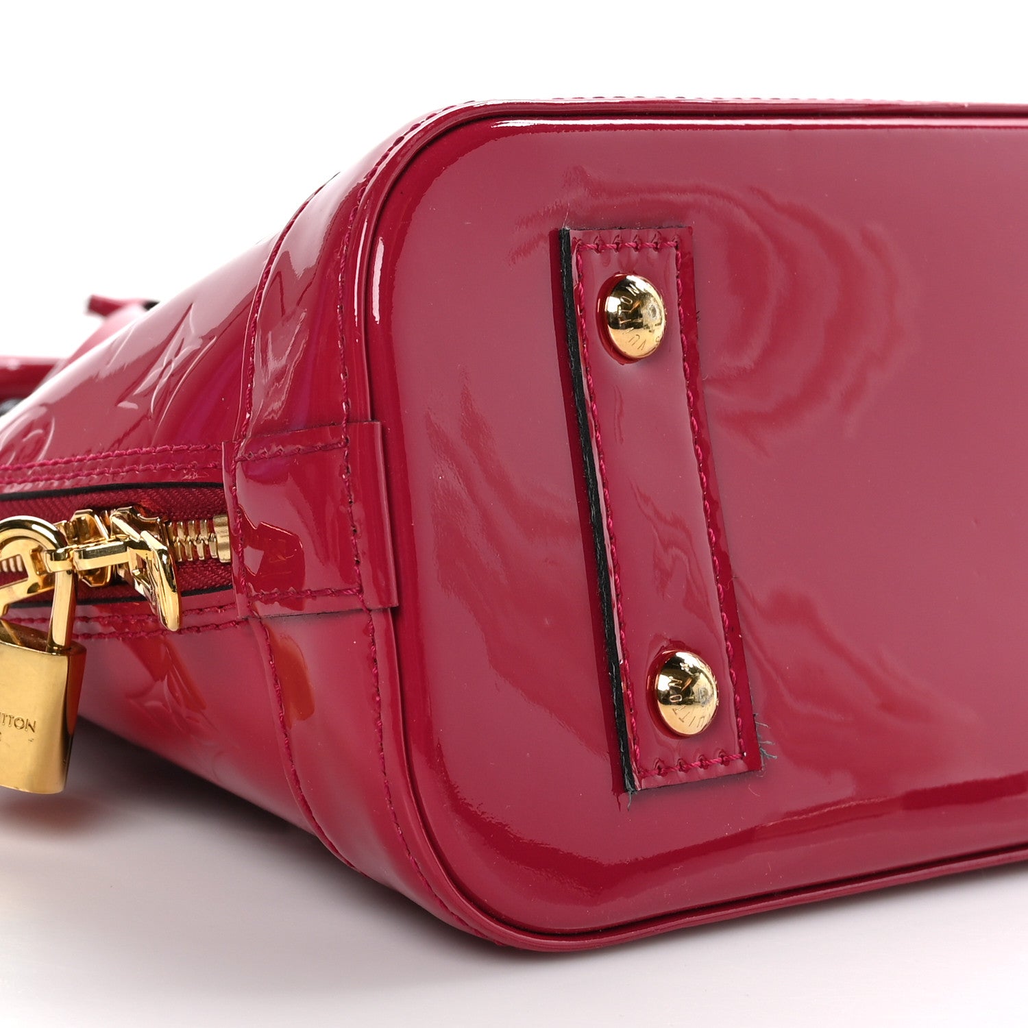 Louis Vuitton LOUIS VUITTON Vernis Alma BB Rose Indien 7 of 8