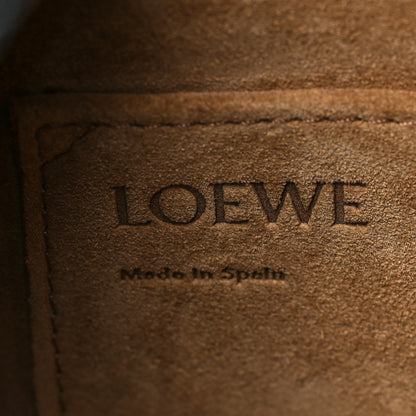 Loewe Grained Calfskin Small Gate Crossbody Bag Pecan Black 6 of 8