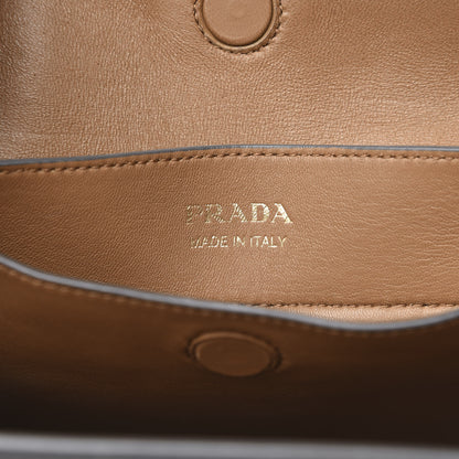 Prada Saffiano Cuir Medium Bi-Color Double Bag Marmo Caramel 6 of 10