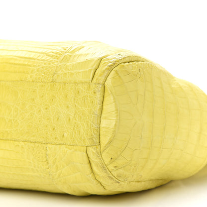 Nancy Gonzalez Crocodile Tote Yellow 9 of 11