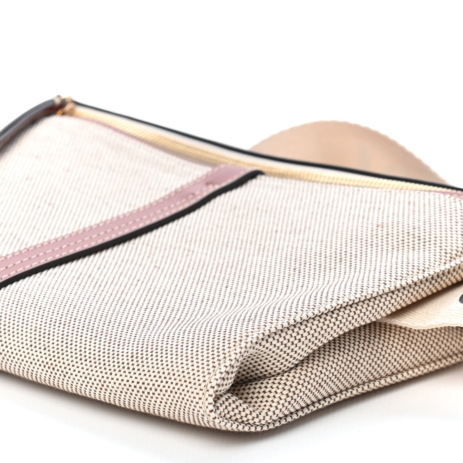 Chloe Cotton Calfskin Woody Belt Bag Beige Brown 5 of 8