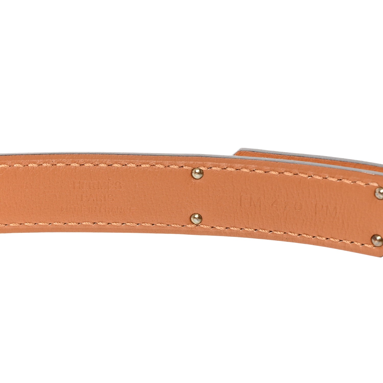 Hermes Epsom Kelly Pocket Belt Gold 3 of 5