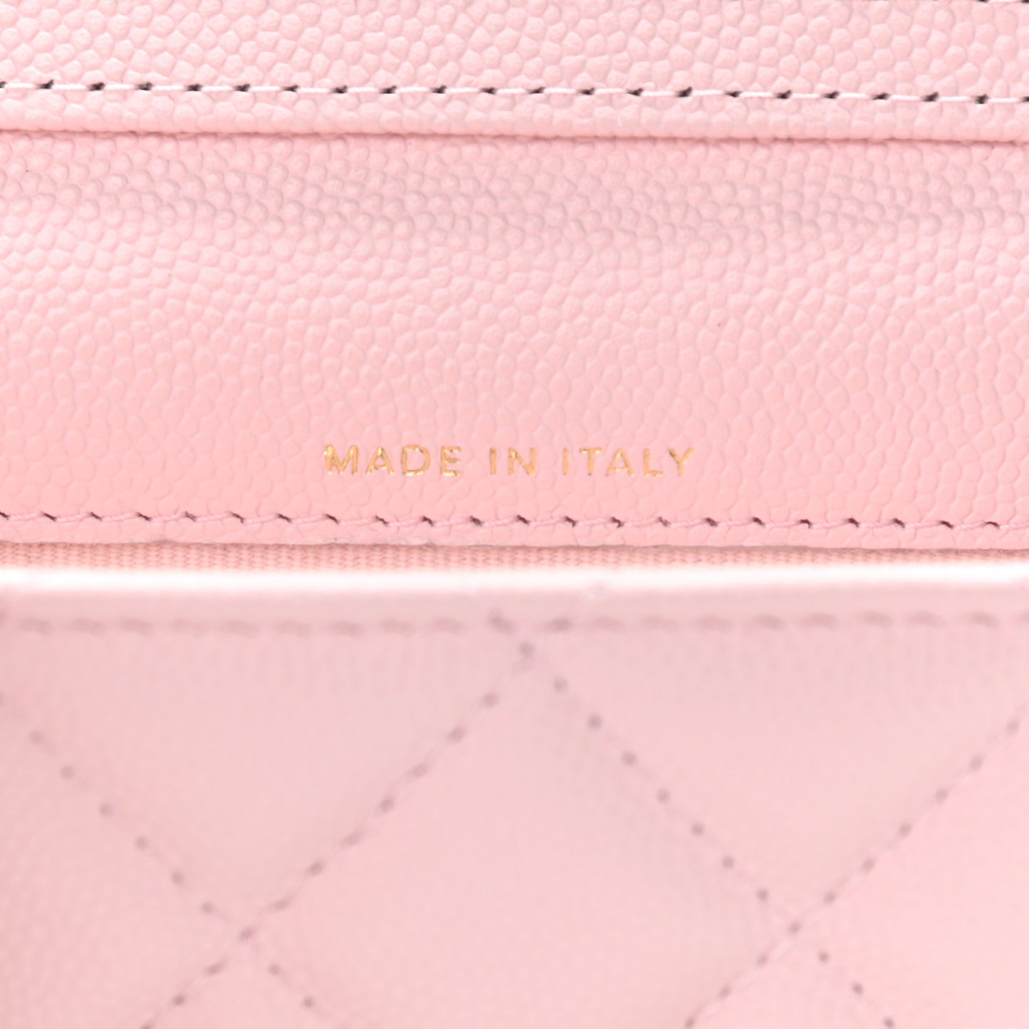 Caviar Quilted Mini Chain Bag Pink