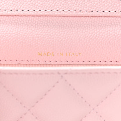 Chanel Caviar Quilted Mini Chain Bag Pink 7 of 13