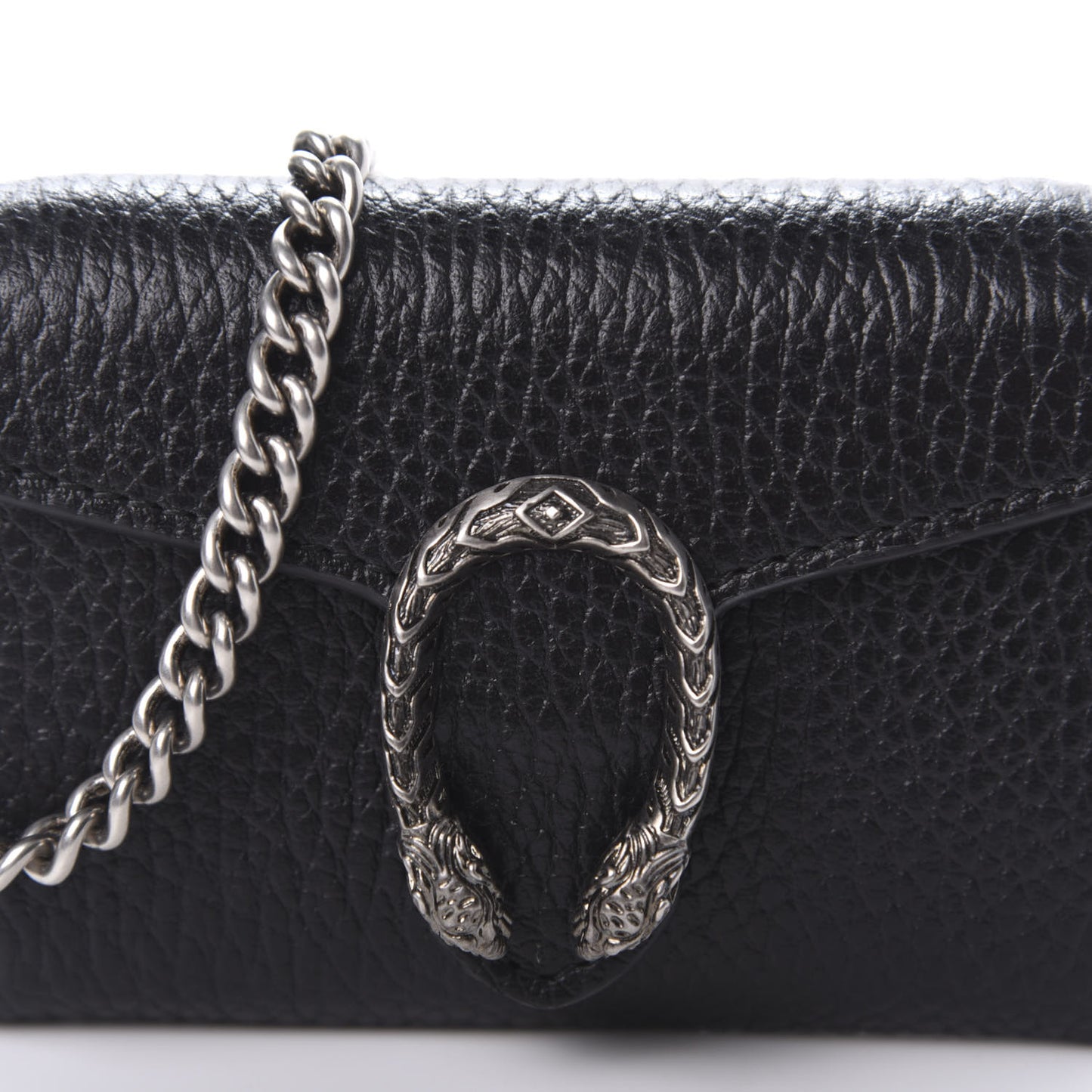 Calfskin Dionysus Coin Purse Black