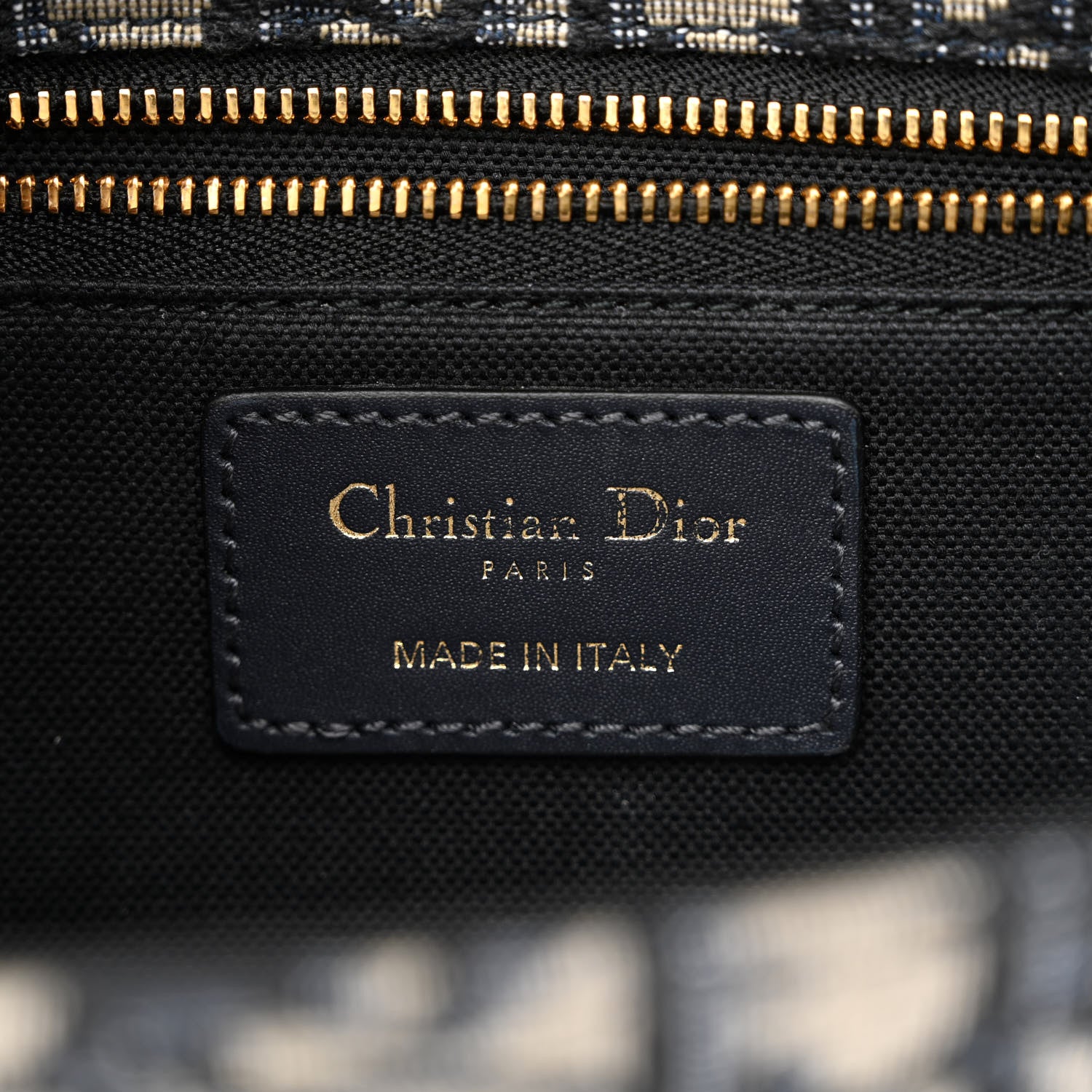 Christian Dior Oblique 30 Montaigne Flap Bag Blue 6 of 11