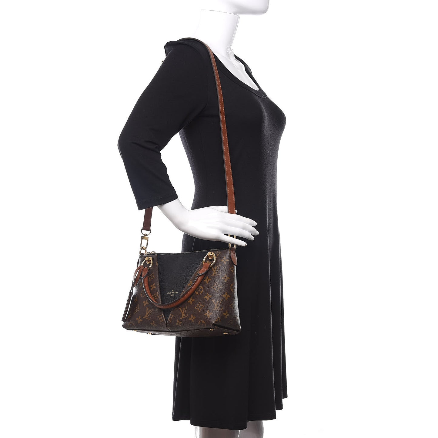 Monogram V Tote BB Black