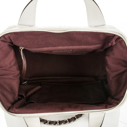 Chanel Iridescent Calfskin Small In The Mix Tote White 5 of 8