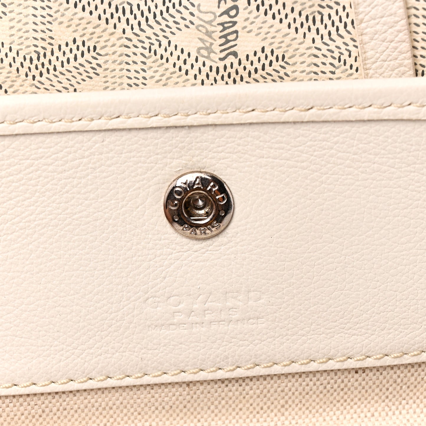 Goyardine Saint Louis PM White