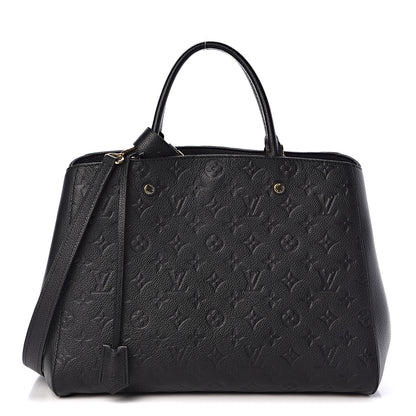 Louis Vuitton Empreinte Montaigne GM Black 1 of 9