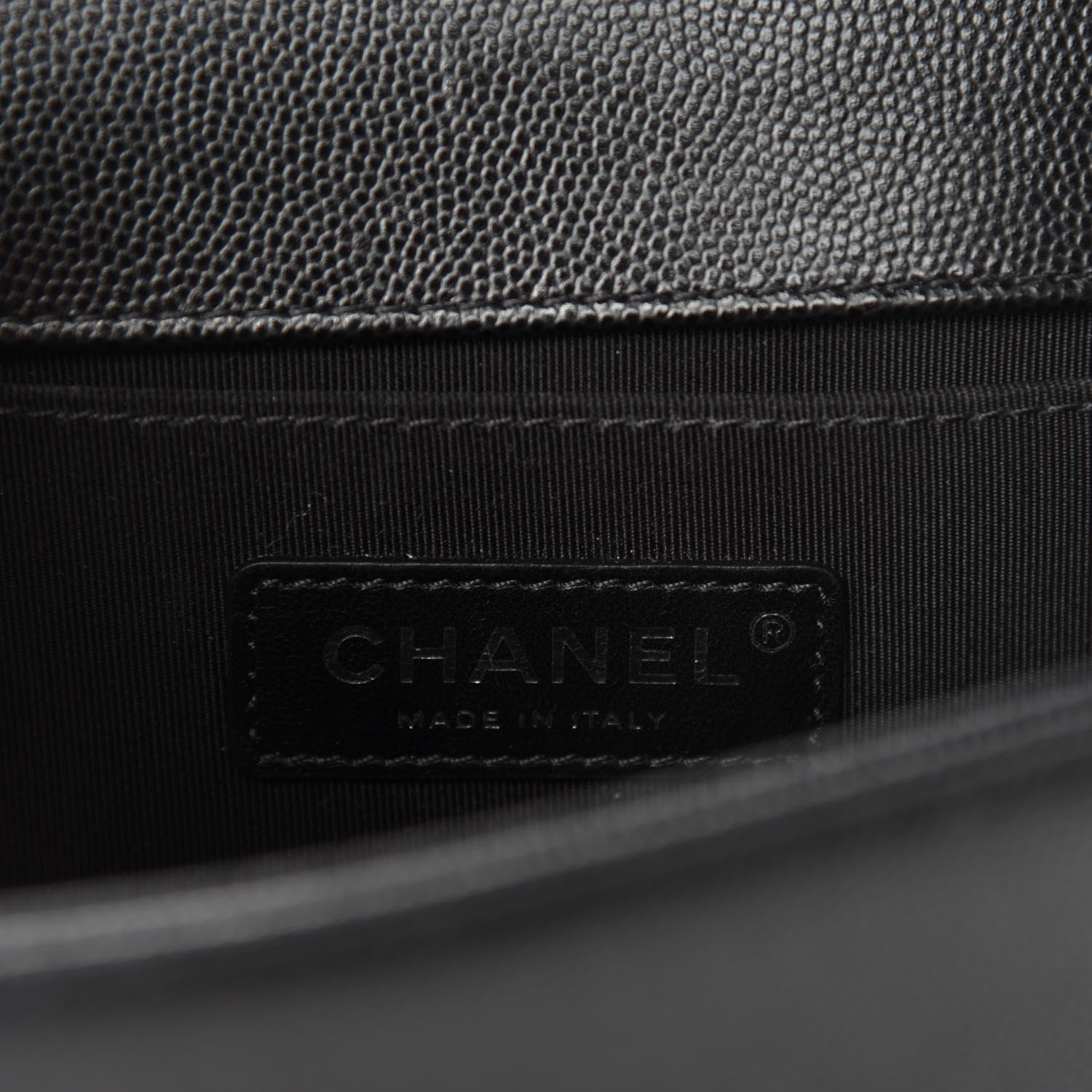 Chanel Caviar Quilted Small Boy Flap Black 8 of 11