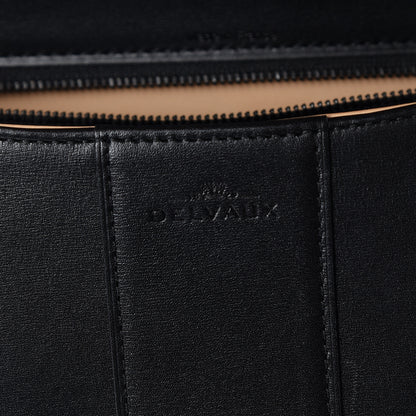 Delvaux Calfskin MM L'Humour Brillant Satchel Black 6 of 15