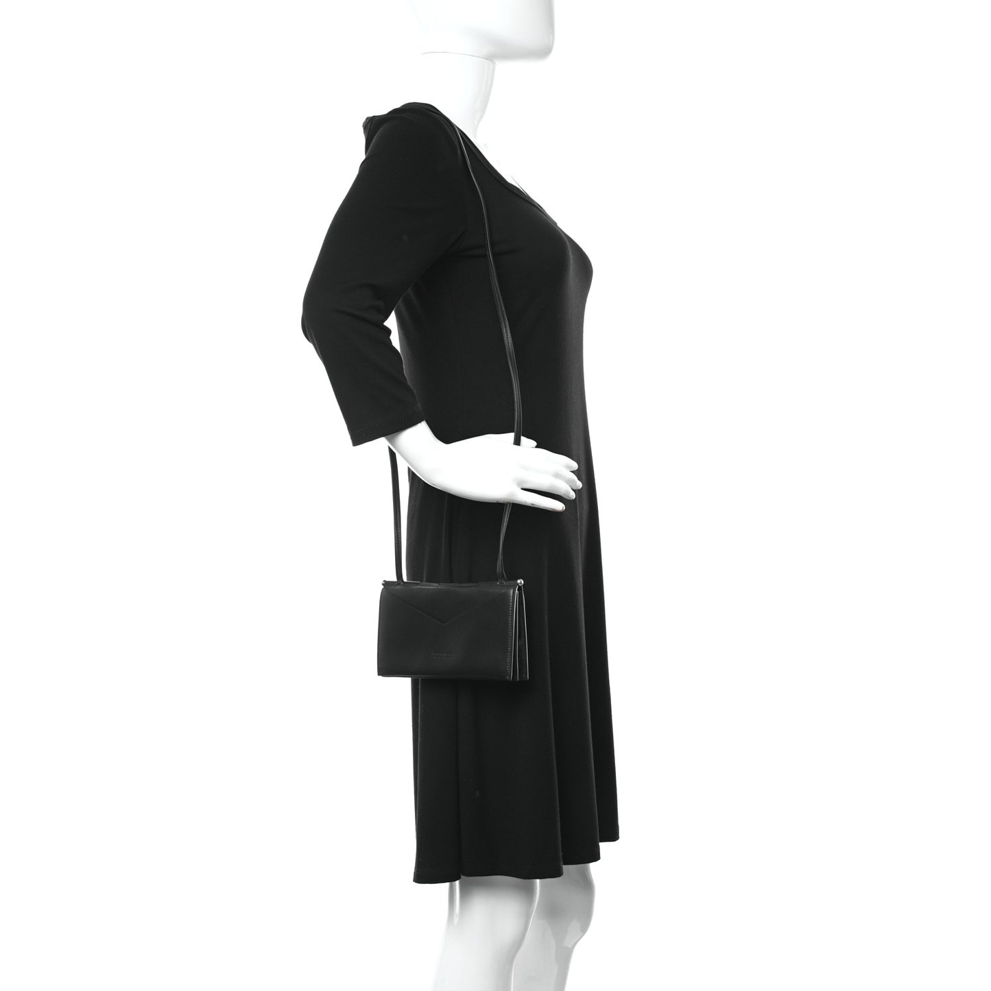 Calfskin Crossbody Bag Black