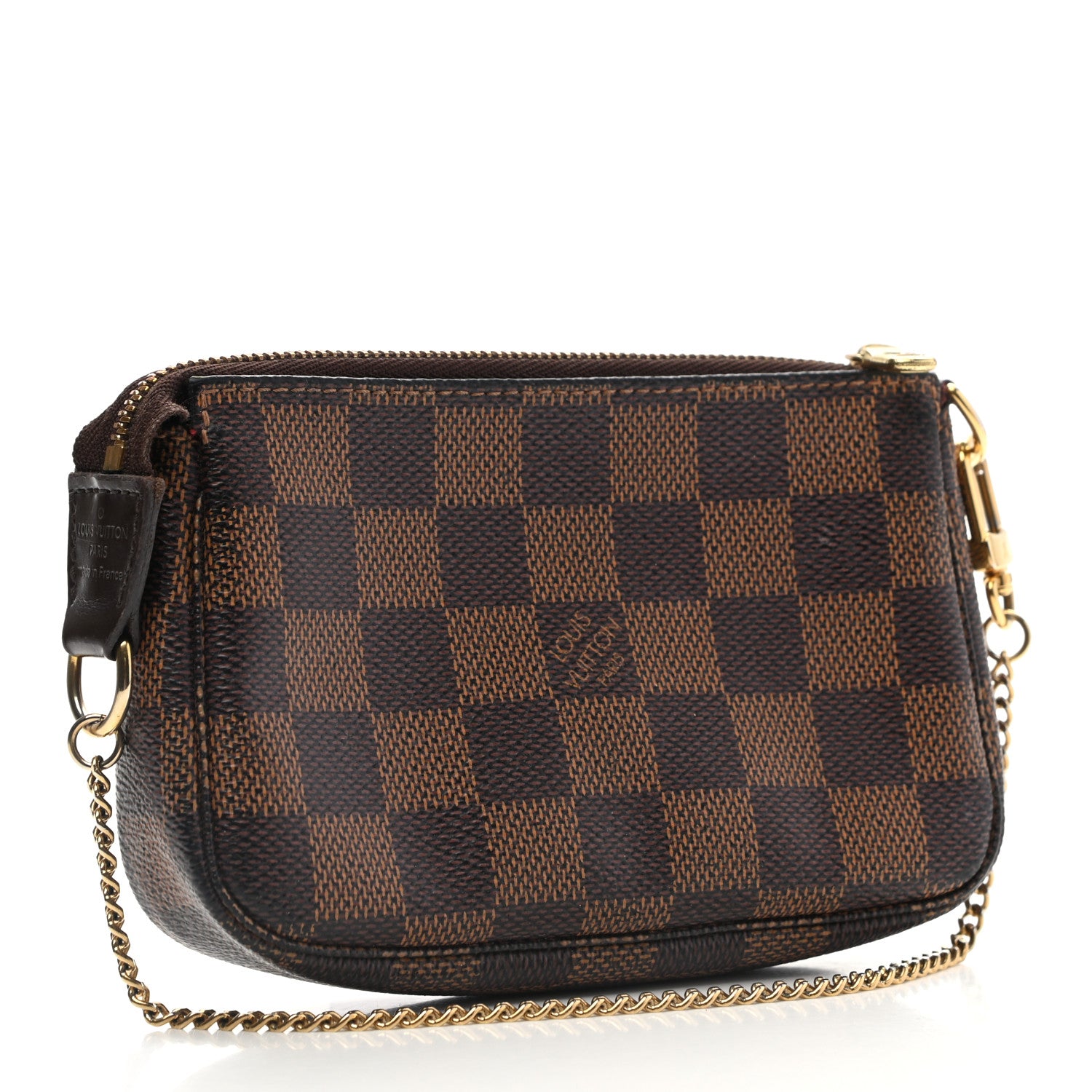 Louis Vuitton Damier Ebene Mini Pochette Accessories 3 of 9