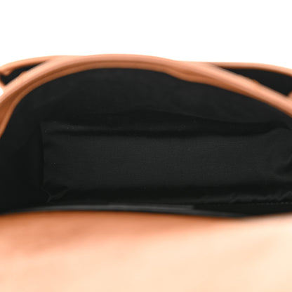 Saint Laurent Crinkled Calfskin Matelasse Monogram Baby Niki Chain Satchel Light Caramel 5 of 10