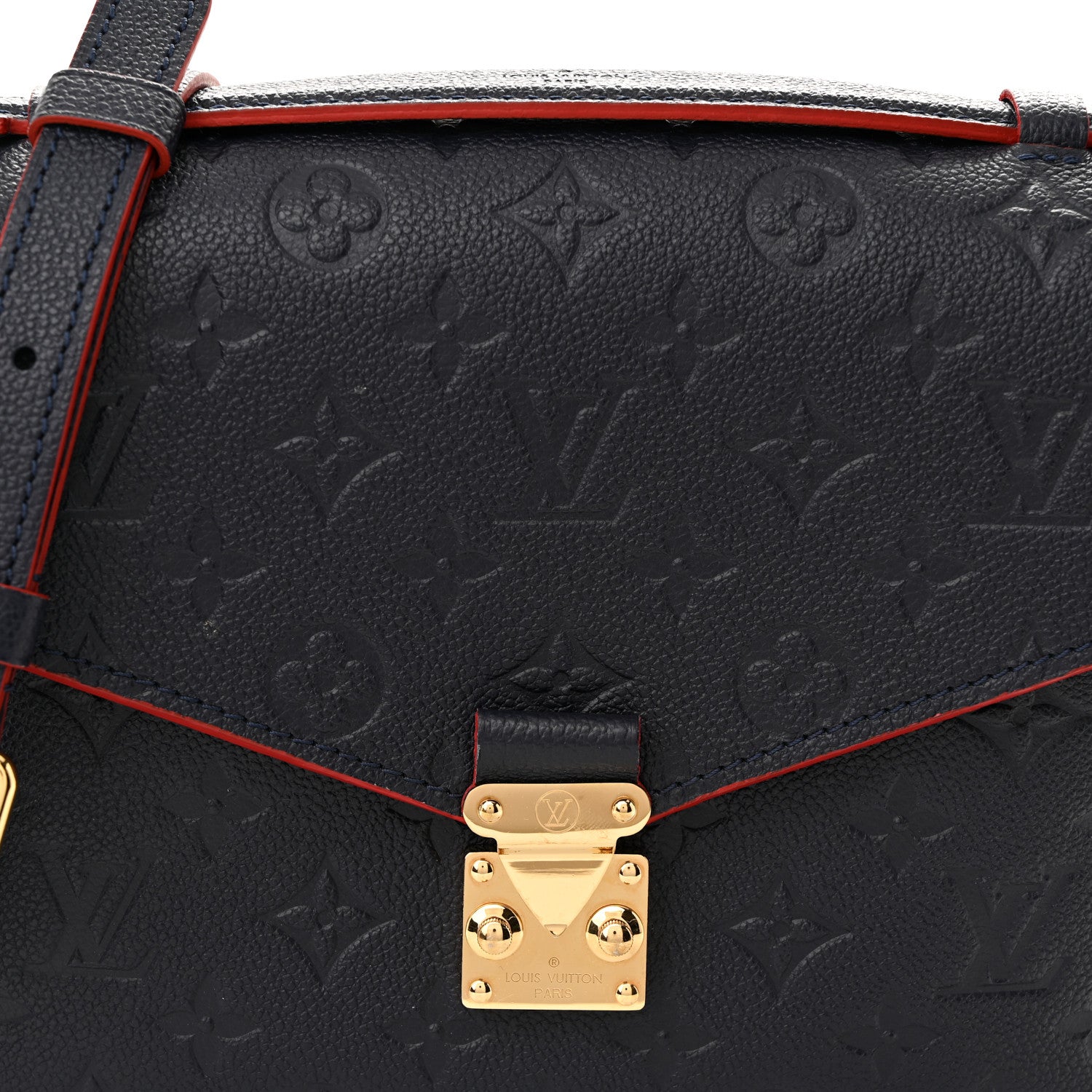 Louis Vuitton Empreinte Pochette Metis Marine Rouge 7 of 10