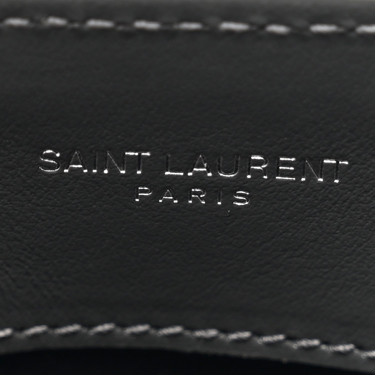 Saint Laurent Calfskin Y Quilted Monogram Small Loulou Chain Satchel Grey Khaki 7 of 11