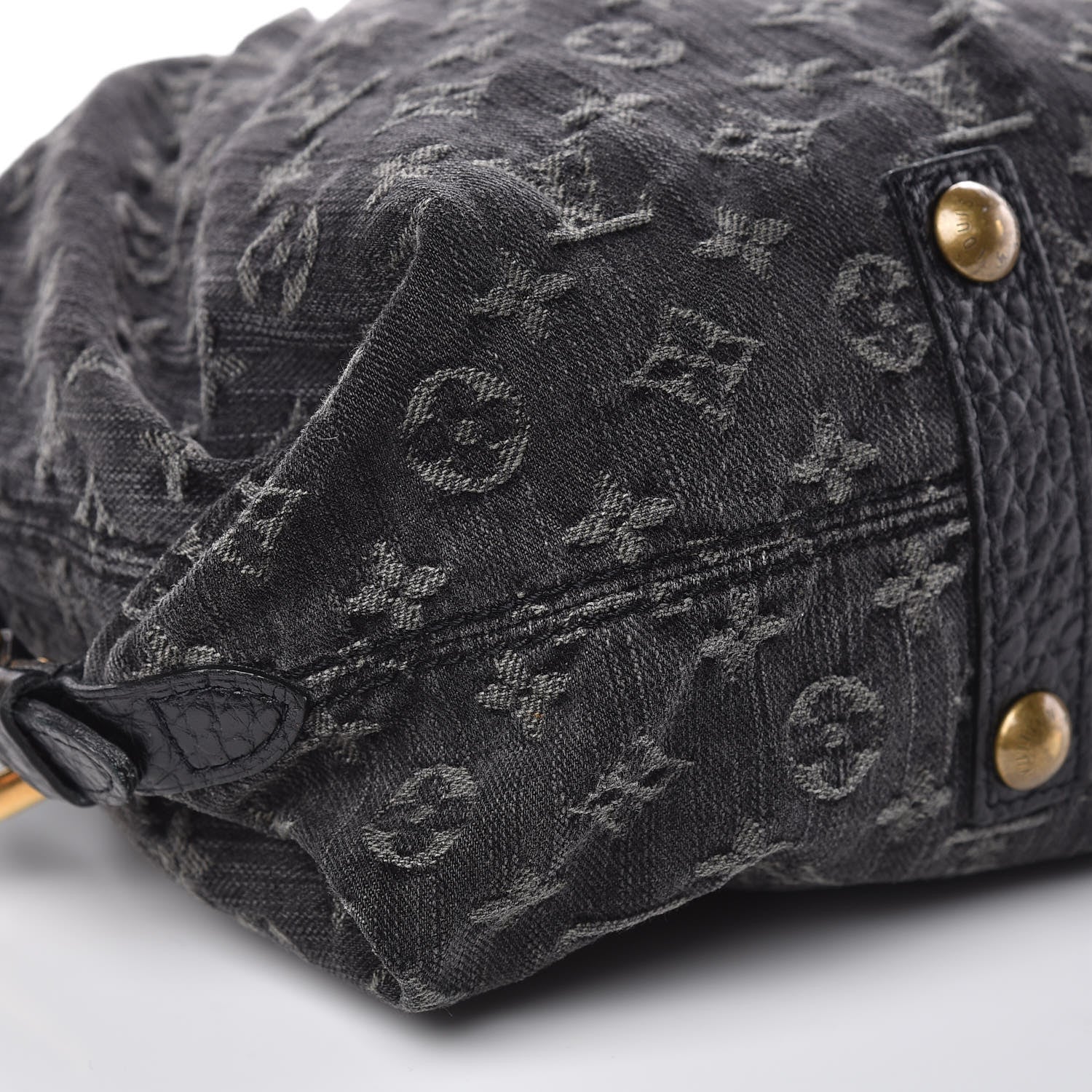 Louis Vuitton Denim Neo Cabby MM Black 8 of 12