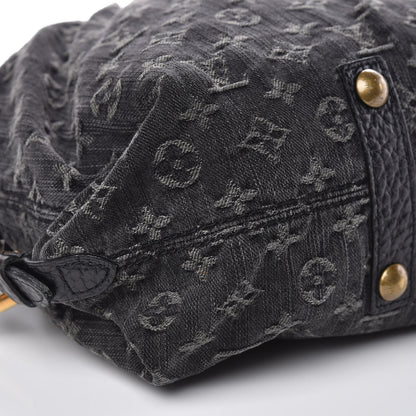 Louis Vuitton Denim Neo Cabby MM Black 8 of 12
