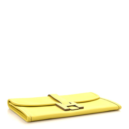 Hermes Swift Jige Duo Clutch Jaune De Naples 4 of 7