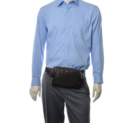 Bottega Veneta Calfskin Intrecciato Belt Bag Ebano 2 of 11