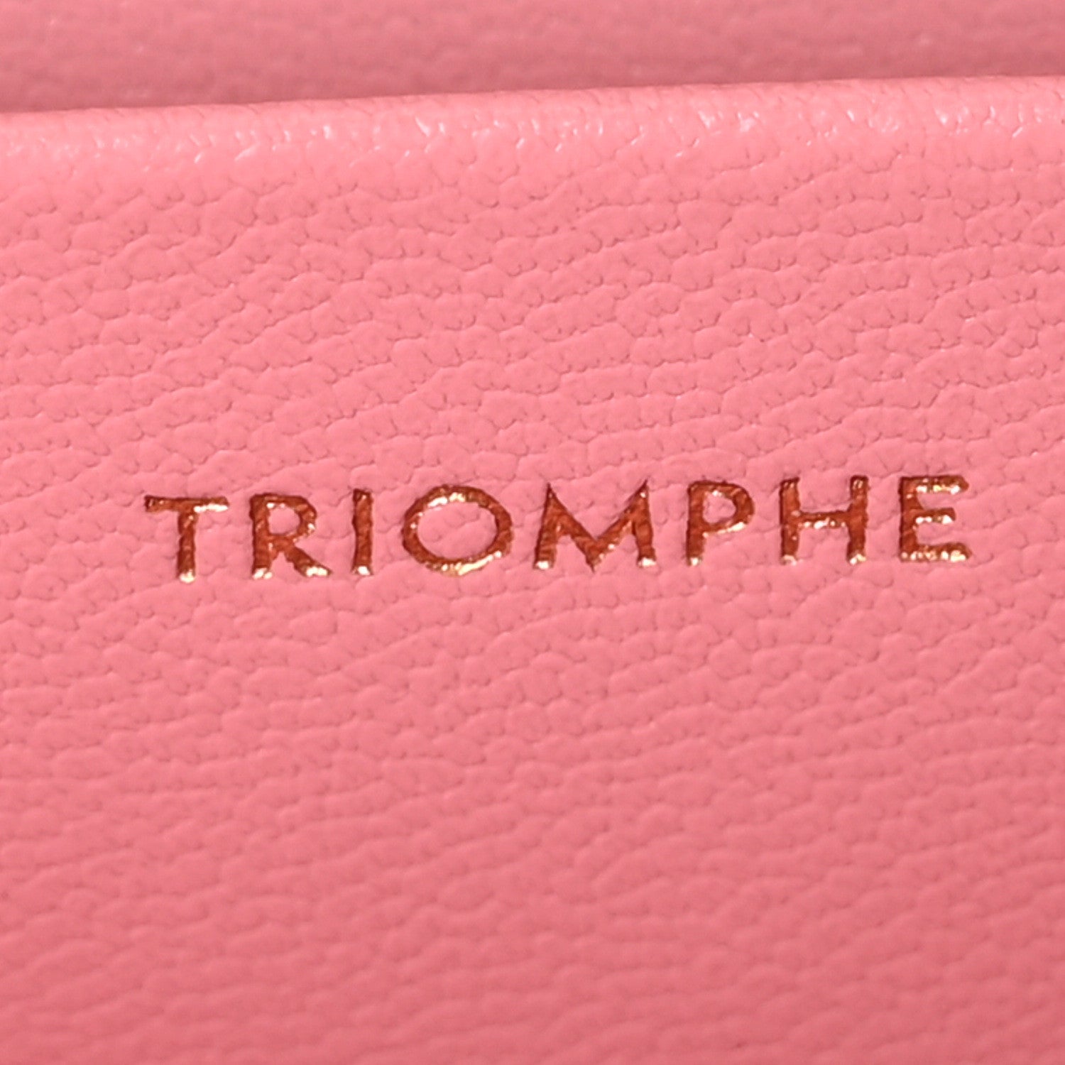 Celine Natural Calfskin Triomphe Shoulder Bag Rose 7 of 11