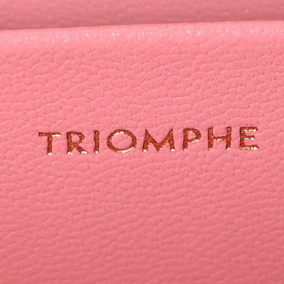 Celine Natural Calfskin Triomphe Shoulder Bag Rose 7 of 11