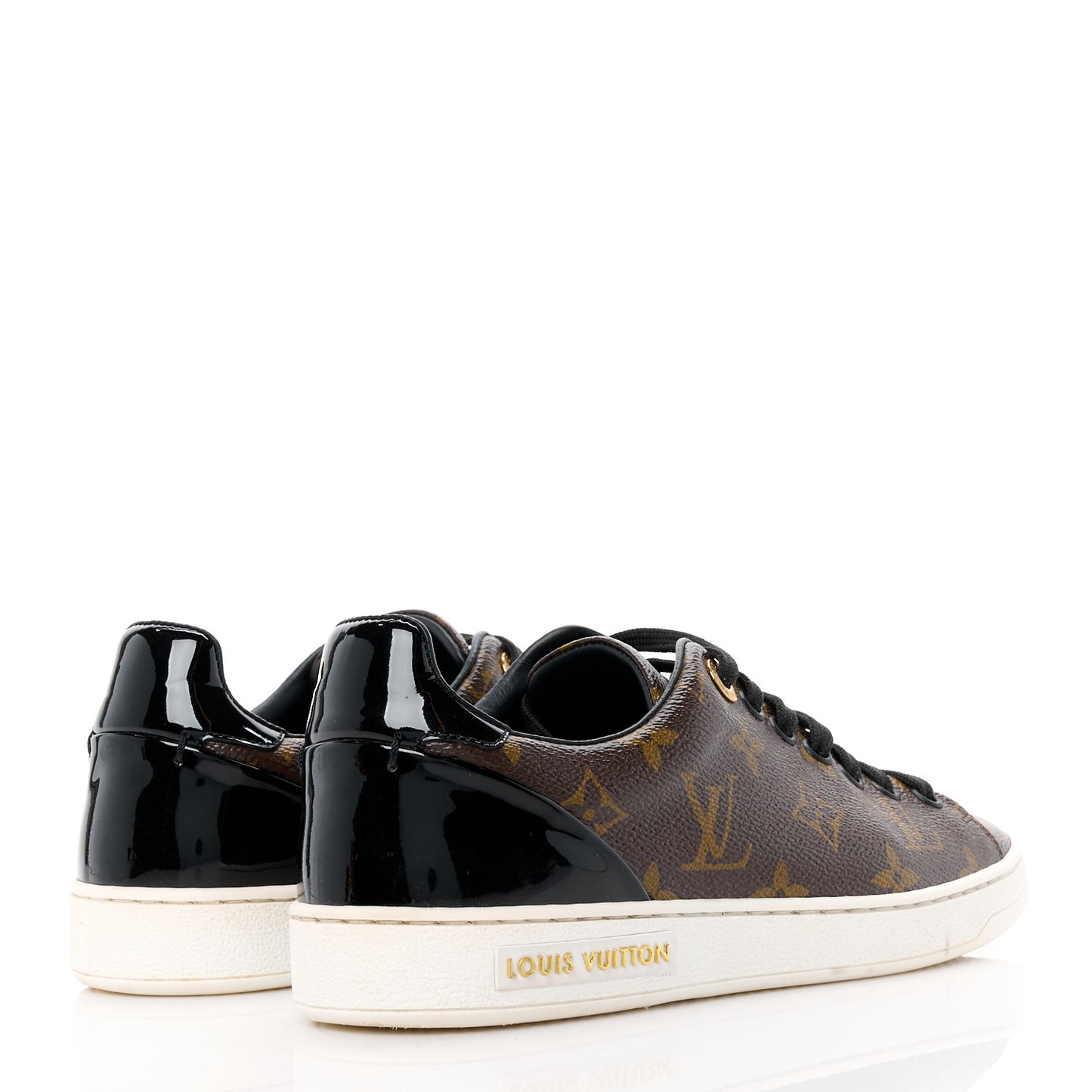 Patent Monogram Frontrow Sneakers 36