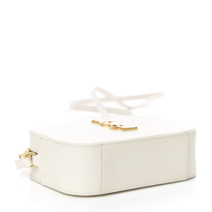 Saint Laurent Grain De Poudre Small Classic Monogram Camera Bag White 4 of 12