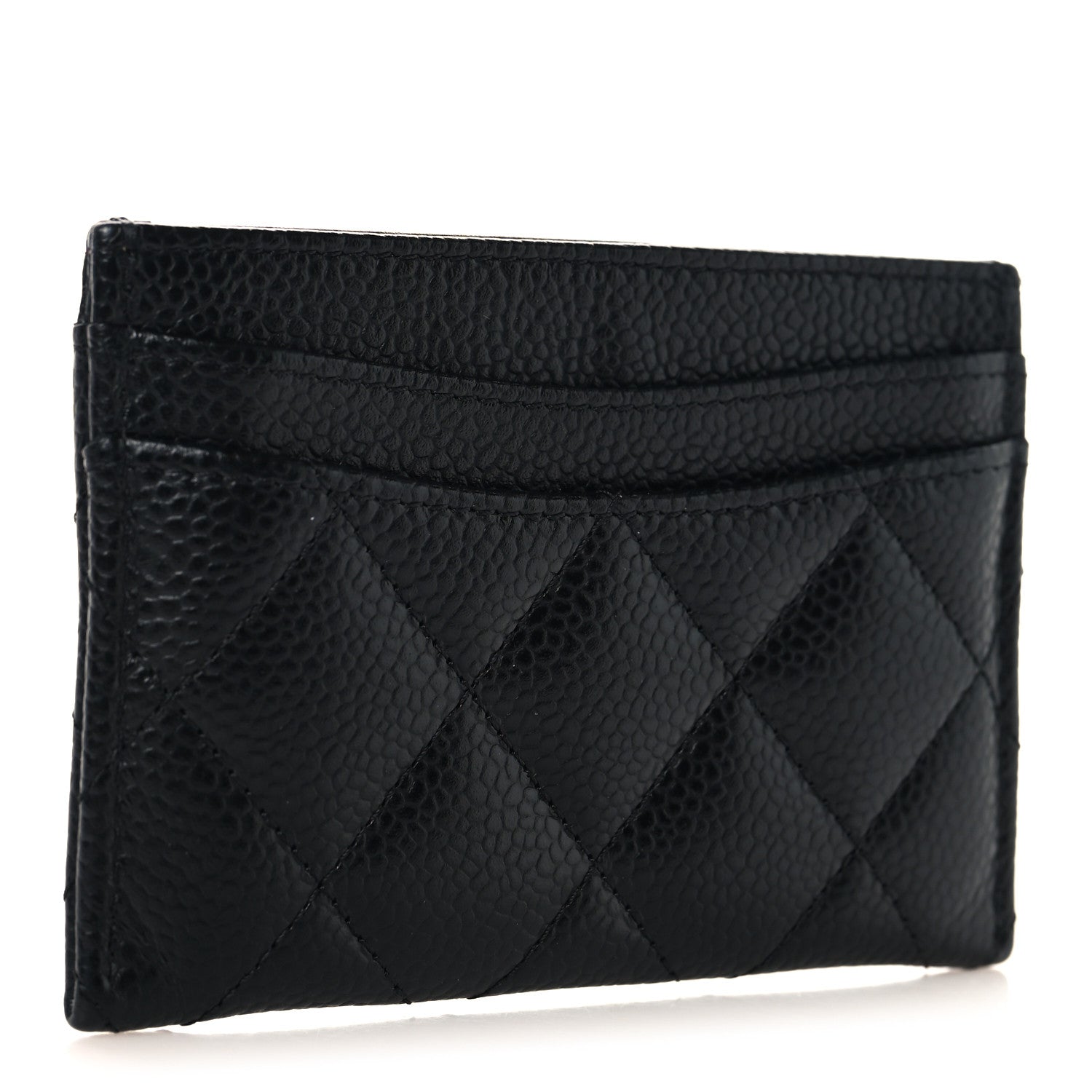 Chanel Caviar Quilted Card Holder Black 3 of 9
