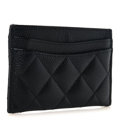 Chanel Caviar Quilted Card Holder Black 3 of 9