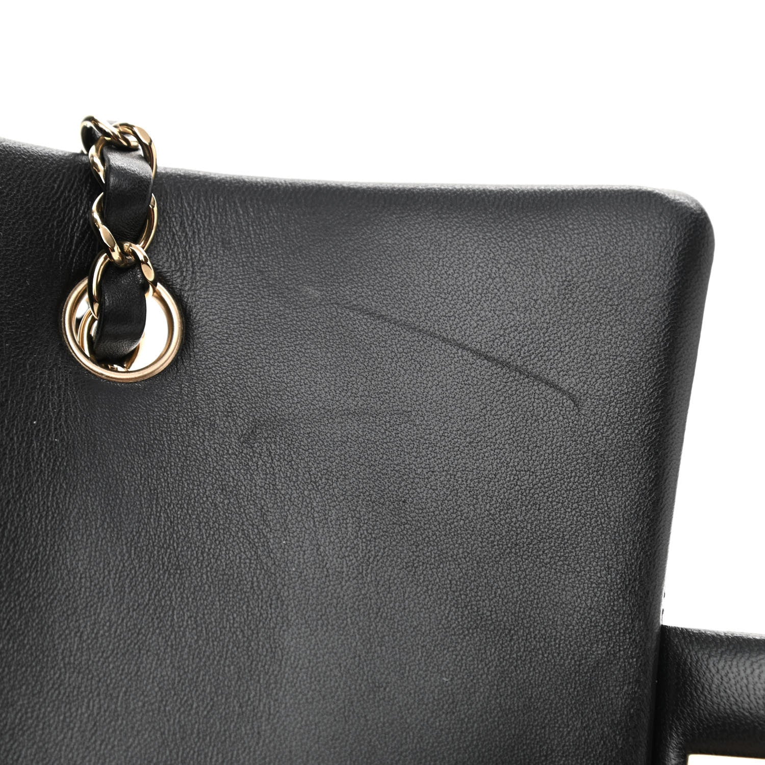 Chanel Lambskin Quilted Mini Rectangular Flap Black 10 of 11
