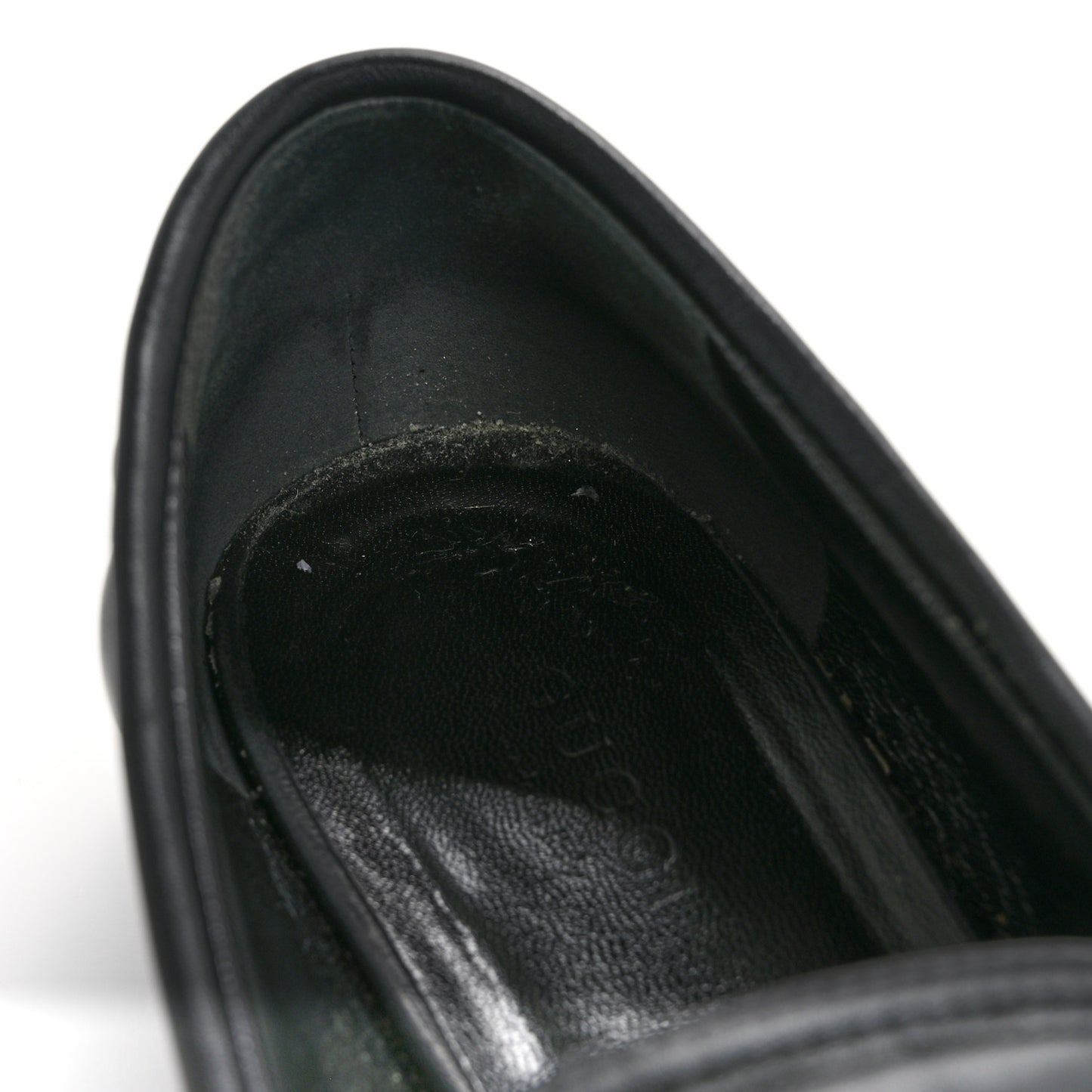 Nappa Matelasse Double G Marmont Loafers 37 Black