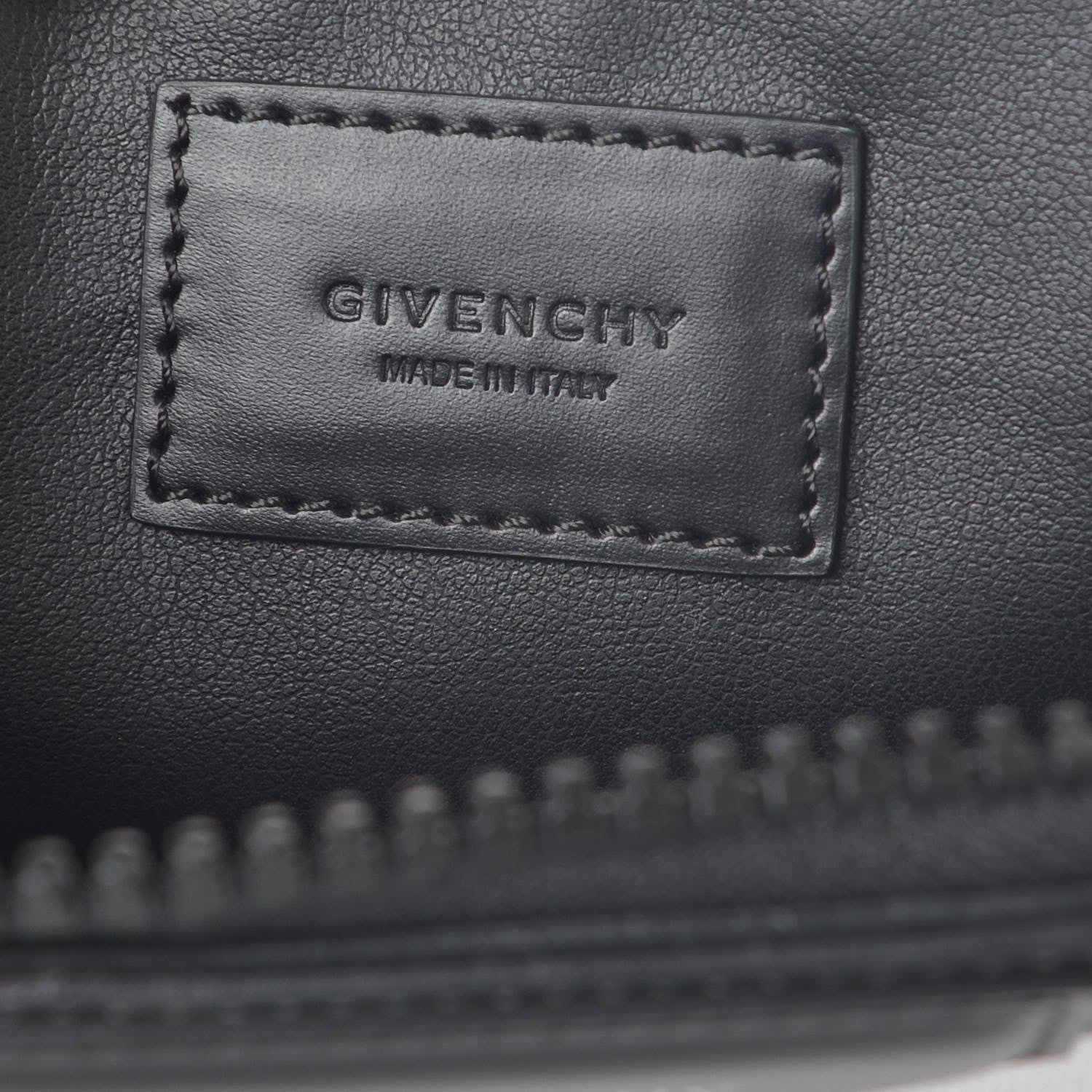 Givenchy Textured Calfskin Medium Antigona Pouch Silver 7 of 7