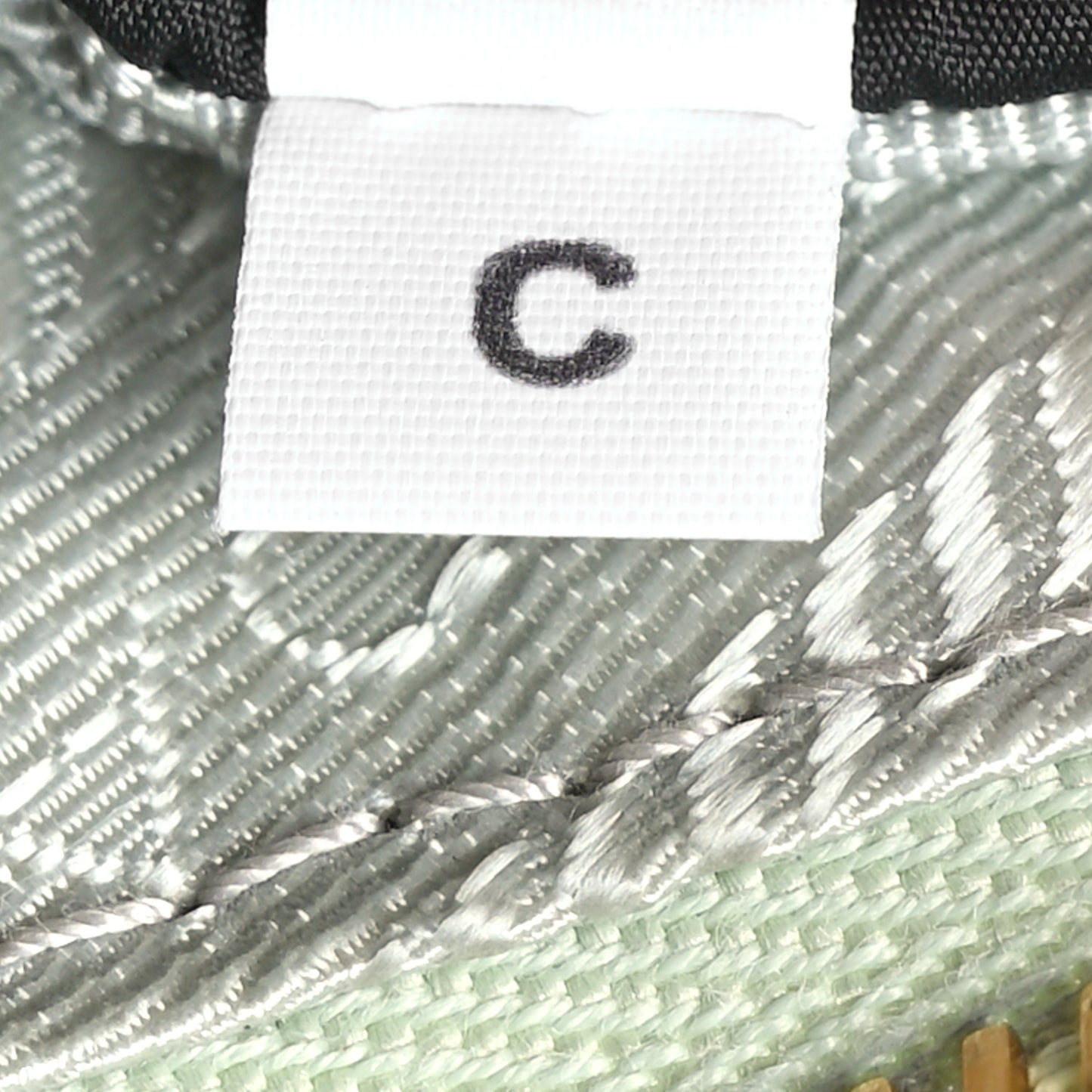 Yarn Raffia Effect Crochet Re-Edition 2005 Shoulder Bag Acqua
