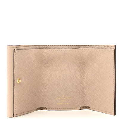 Louis Vuitton Calfskin Lockmini Wallet Greige 5 of 8