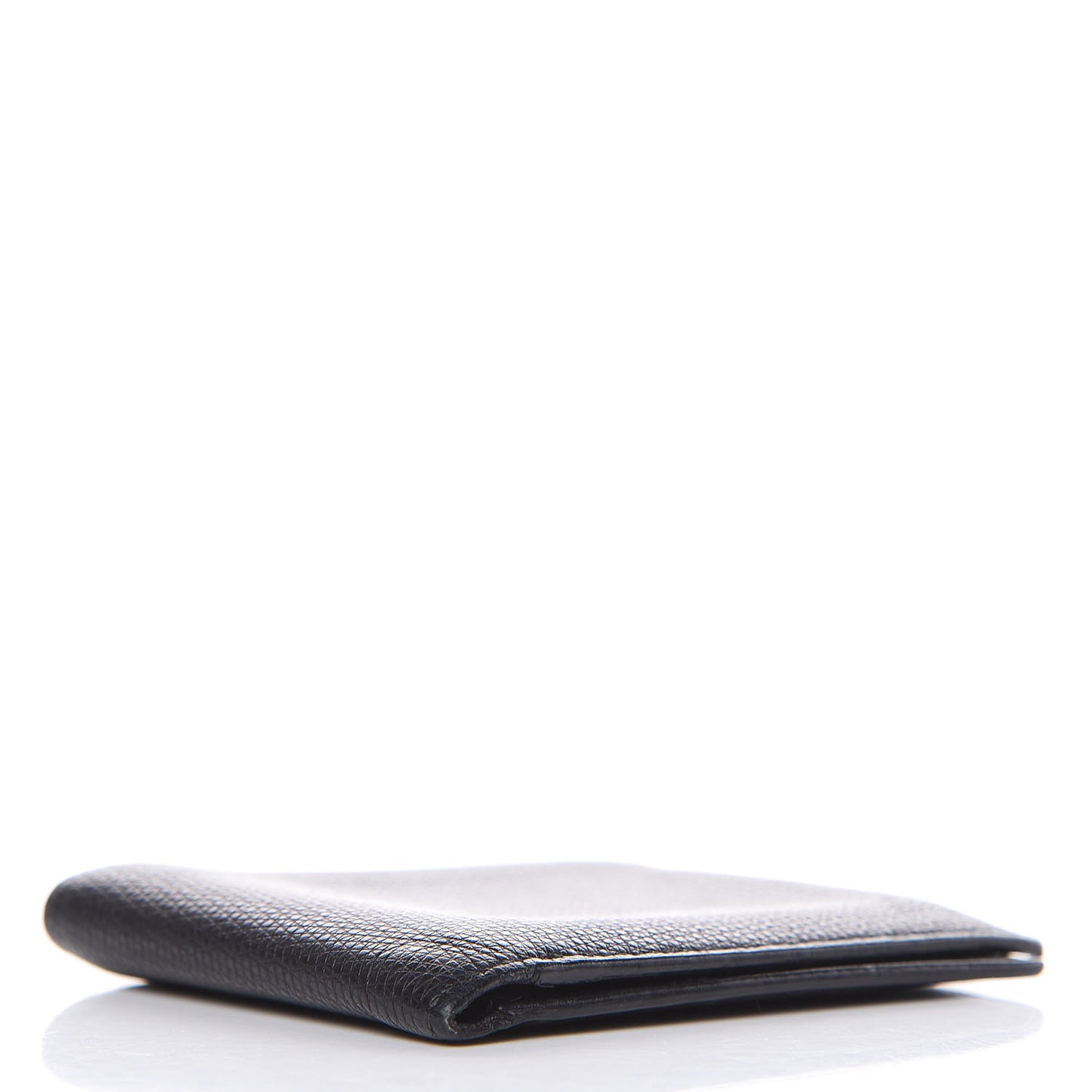 Calfskin Bi-Fold Wallet Black