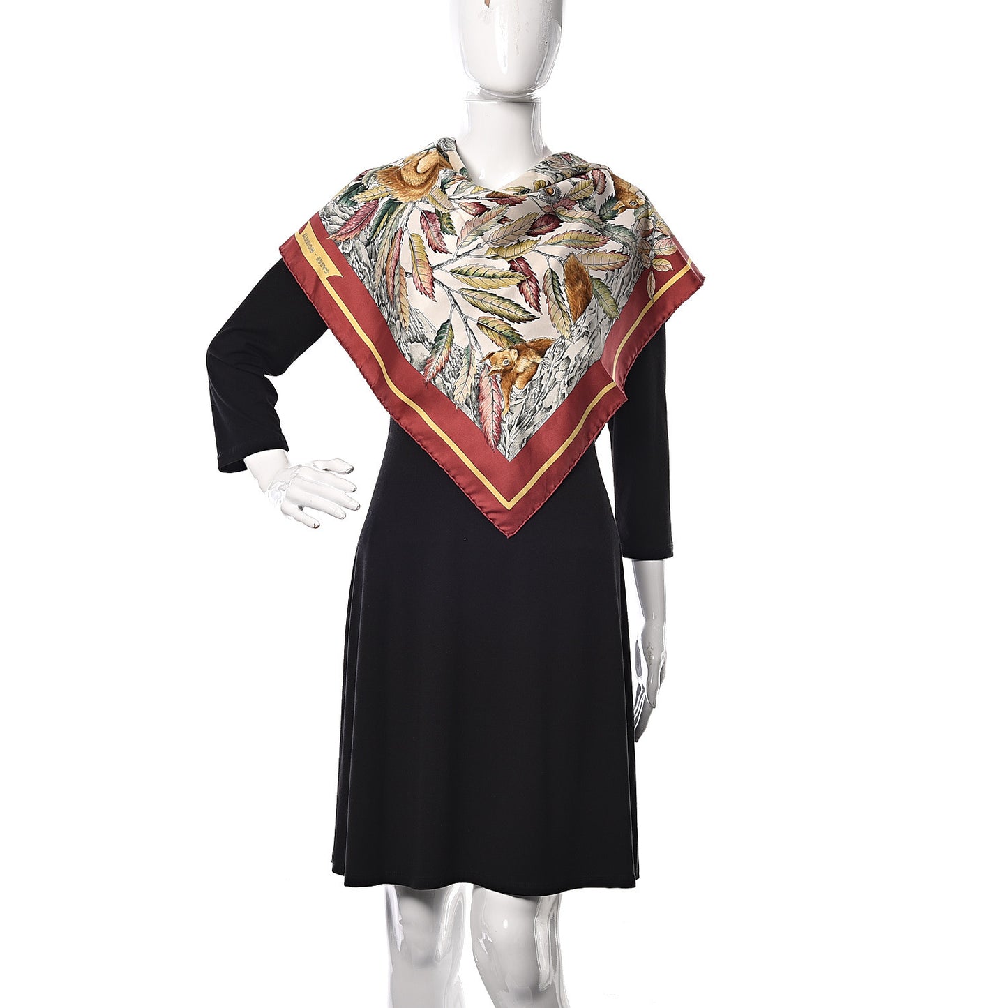 Silk Casse Noisette Scarf 90