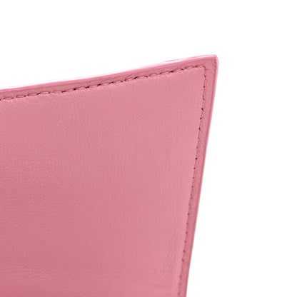 Balenciaga Shiny Calfskin Crocodile Embossed Hourglass Top Handle Bag XS Sweet Pink 11 of 13