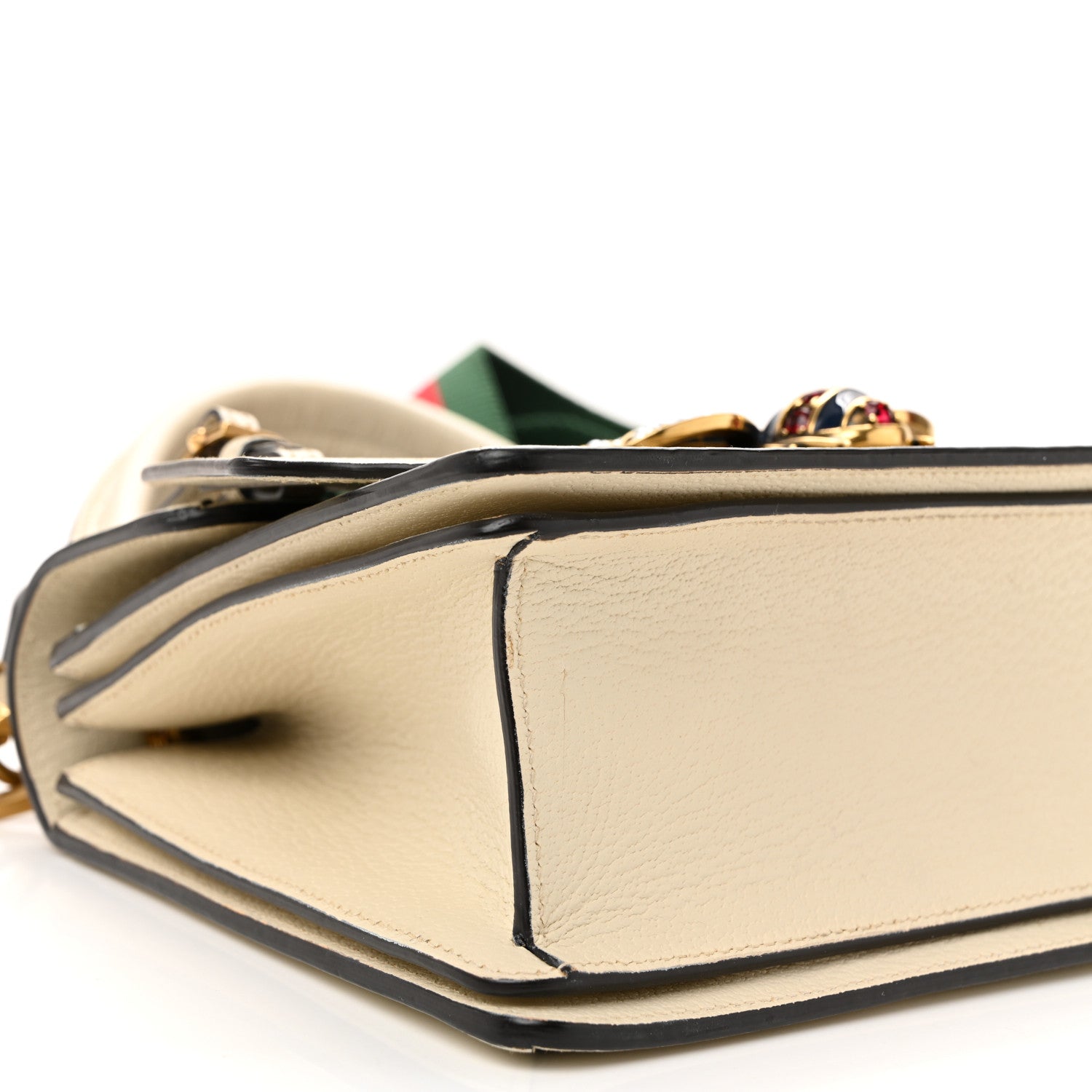 Gucci GG Supreme Monogram Small Queen Margaret Top Handle Bag White 9 of 11